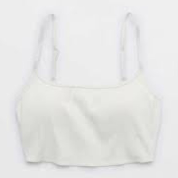 aerie Other - Aerie White wide strap voop bikini top r